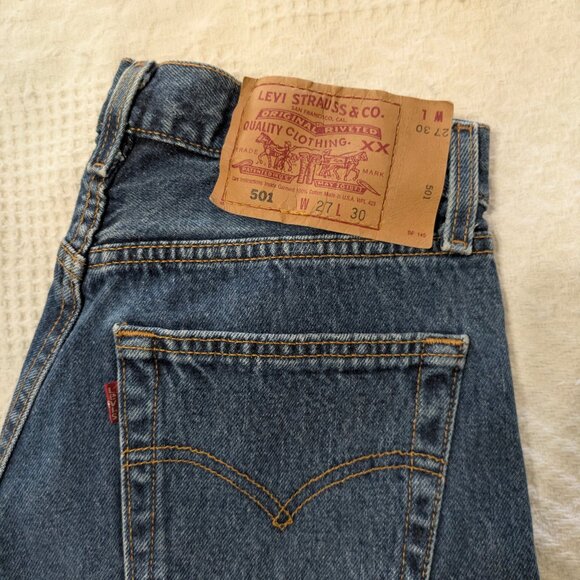 Vintage Levis 501s 27 x 30 - Picture 1 of 3
